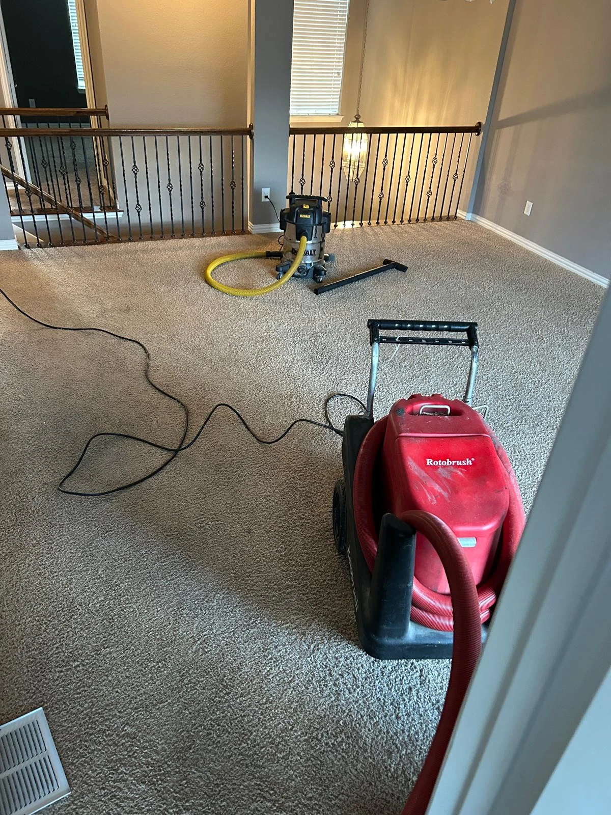 Containment and collection staged inside a home before anything is opened
